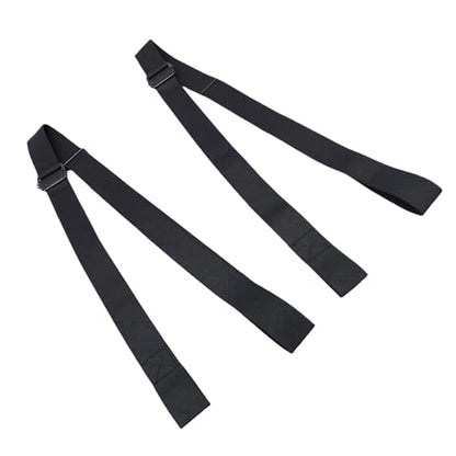 Dumbbell Spotter Straps, Adjustable Safety Straps for Push Ups, Polyester Webbing with Metal Buckle, Ideal for Home Gym Strength Training