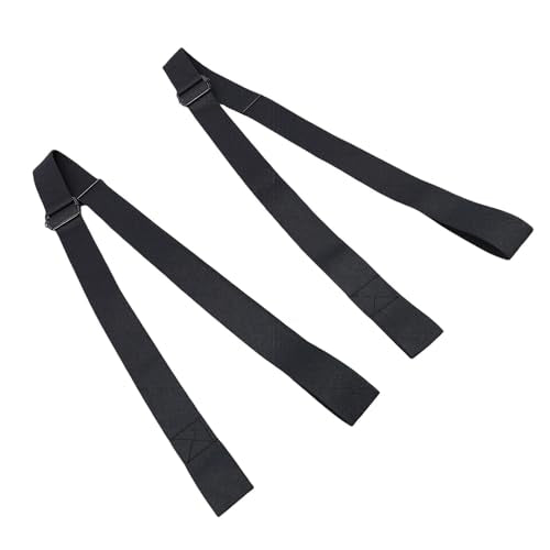 Drfeify Dumbbell Spotter Straps, 2-Pack Adjustable Safety Straps with 220lb Capacity for Bench Press and Home Gym Rack Attachmen