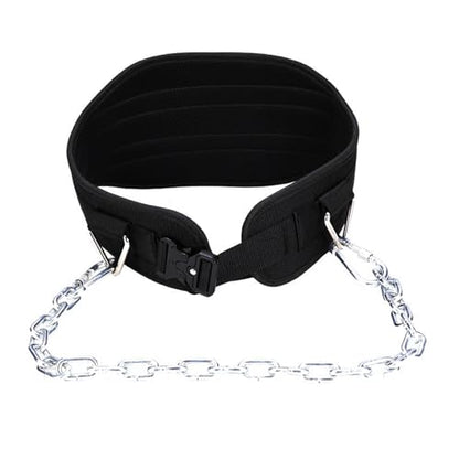 Weightlifting Dipping Belt With Chain Weight Dip With Steel For Pullups Gym Workout Lifting Waist Belt
