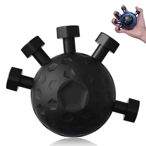Finger Grip Strengthener, 2025 Hand Grip Strengthener Finger Exerciser, Finger Exerciser Gripper Tool, Finger Exercisers Gripper, Adjustable Hand Grip Strengtheners - color: 1pcs - Black