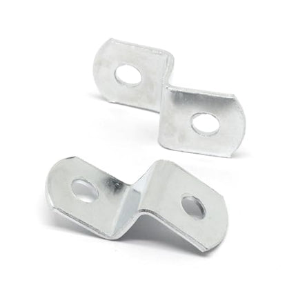 Offset Clips for Picture Framing, Z-Shape Canvas Mounting Clips with Mounting Hole, with Screws (20pcs, 9mm) - size: 9mm