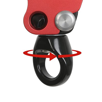 INLIMA Pulley Universal Rock Climbing Wheel Built-in Steel Ball Bearing Hanging Pulley Rotating Ring Side Plate Prevent Rope from Breaking