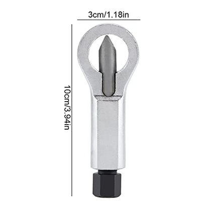 Nut Remover Tools, Nut Splitter Made of Steel, Nut Removing Splitting Tool For Safely Remove Corroded or Damaged Nuts without Damaging the Bolts (Buy No. 2 alone)