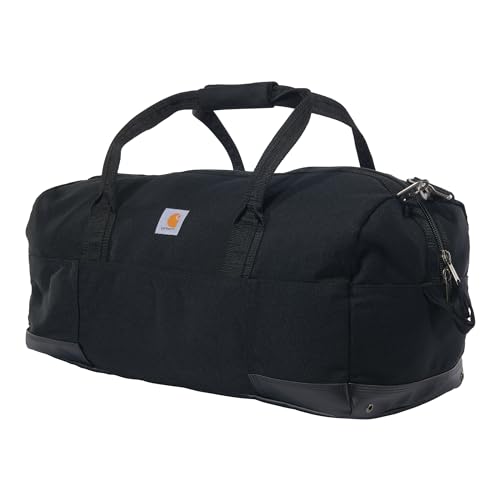 Carhartt Classic Duffels, Heavy-Duty Bag for Jobsite, Gym, & Travel, 55L, Black - color: Black, style: 55l
