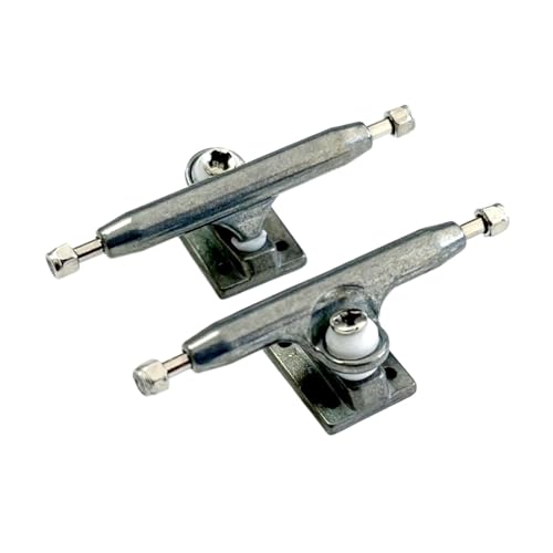 Fingerboard Trucks 1 Piece V3 Fingerplate Bracket Set, Reverse Kingpin, 29mm, 32mm, 34mm, 36mm(32mm Polished) - color: 32mm Polished