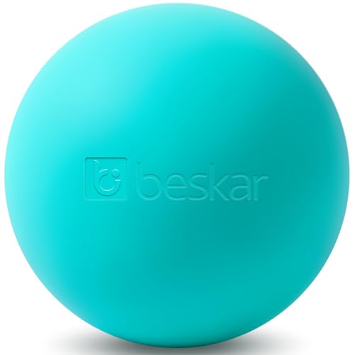 Massage Lacrosse Balls for Myofascial Release, Trigger Point Therapy | Foot Massage Ball to Relieve Plantar Fasciitis, Muscle Soreness - color: Green