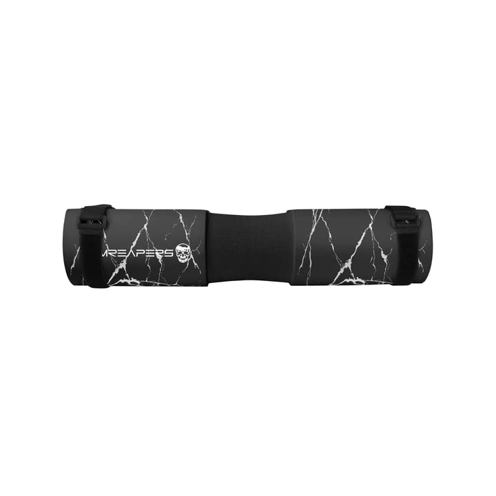 Gymreapers Barbell Squat Pad - Protective Bridge Pad For Hip Thrust, Squats, Lunges - Hip Support, Neck Protection For Bar - color: Marble