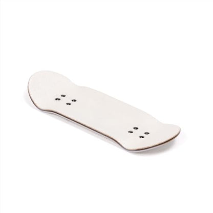 Exodus Deep Concave Fingerboard Deck (White Bold, 33mm)