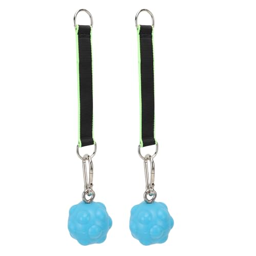 Pull Up Ball Grips, TPE Climbing Training Ball with Stainless Steel, Ideal for Strength Workout, Gym Home Exercise - color: Blue
