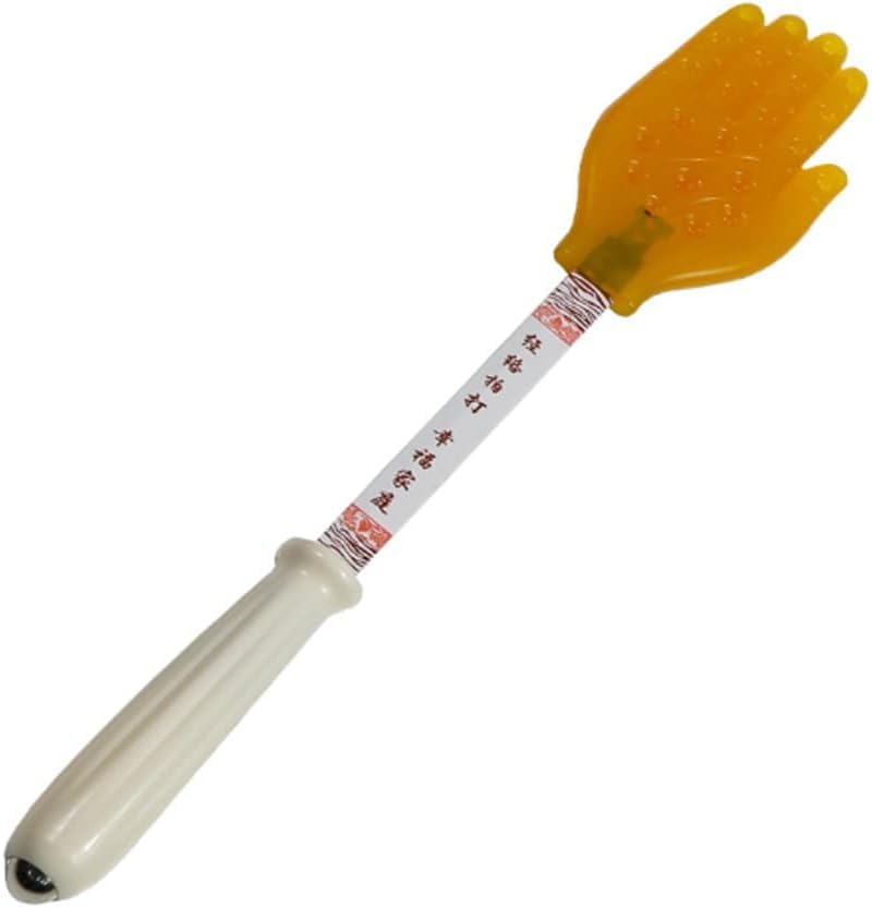 Pai Sha Board Multi-Function Pai Sha Board Silicone Five-Finger Meridian patting Small Yellow Hand Silicone Massage Massage Stick