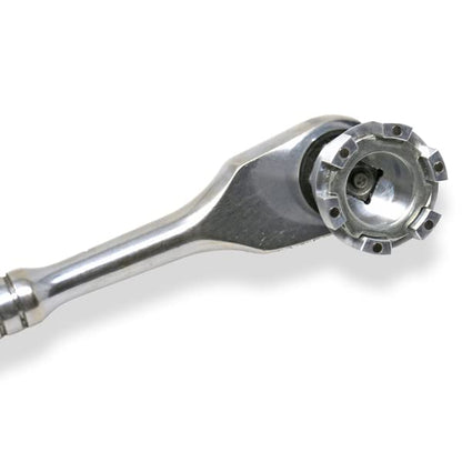 Rack-A-Tiers Nut Snugger Kit: 1/2" & 3/4" Magnetic Locknut Holders, Locknut Wrench, Conduit Locknut Wrench, Electrical Lock Nut Tool (80090)