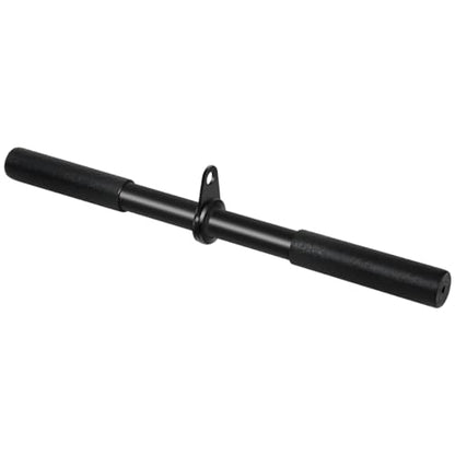 Pulldown Straight Bar Rotating Steel with Rubber Grips LAT Pull Down Handle for Pulley Cable Machine Triceps Training Rowing Machine Attachment for Home Gym Strength Exercise