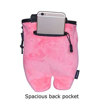 Chalk Bag for Rock Climbing - Bouldering Chalk Bucket with Quick-Clip Belt, Zipper Pocket and Brush Holder (Crewmate)