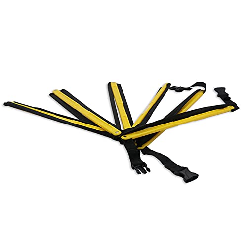 Agility Ladder for Speed Training - Fixed 2.55M Agility Ladder with Cones, Ideal for Rugby, Boxing, Lacrosse, and Tennis - Enhance Your Athletic Performance (5.1M) - size: 5.1M