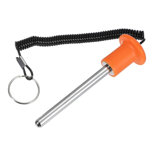 Gym Pin Weight Stack Pin Strength Training Lifting Equipment Replacement with Pull Rope Fitting for Club - color: Orange, size: 0.4 x 4.1 Inch