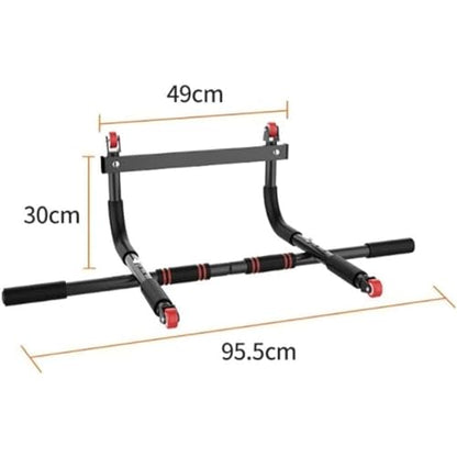 Multifunctional Portable Traction Upper Poles, Indoor Door Frame Exercise Exercise Exercise Fitness Training Device, Maximum Limit of 550 Pounds of Strength Training Upper Pull Rod