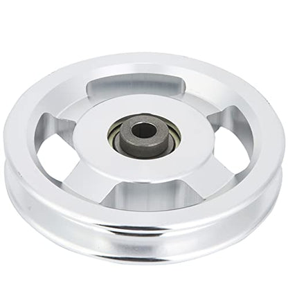 Brrnoo Cable Pulley System Gym, Aluminium Alloy Fitness Pulley Pulley System Pulley Wheel Attachments Fitness Pulley Strength Training Accessory - size: Diameter 115mm