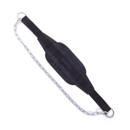 INOOMP U-shaped Weight Lifting Dip Belt with Heavy Duty Steel Chain Adjustable Strength Training Belt for Dips and Chin-ups Suitable for Athletes and Powerlifting
