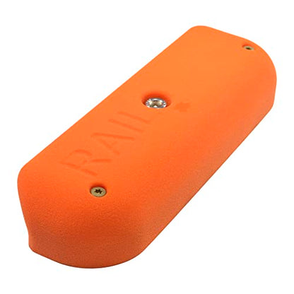 Atomik Climbing Holds Educational Rail in Orange