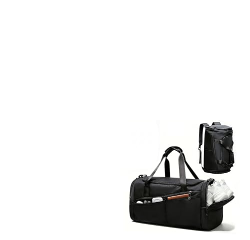Gym Duffel Bag with Shoe Compartment for Women Men, Convertible 3 in 1 Duffle Bag Backpack Travel Weekender Overnight Carry on Bag with Trolley Sleeve