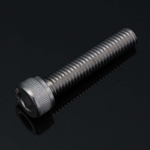M3 x 14mm Socket Head Cap Screws, Stainless Steel 18-8 (304), Allen Socket Drive, Full Thread, Bright Finish, 50 PCS - size: M3 x 14mm