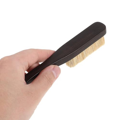 YARNOW Portable Chalk Brush for Efficiently Removing Chalk and Dirt with Wooden Handle and Boar Hair Bristles from Natural Rock Holds, for Bouldering and Year- Climbing