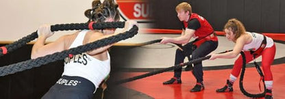 Suples H.I.R.T.S Climber - Resistance Bands - Rope Climbing Fitness Training - Home or Gym Workout - style: 2 Band