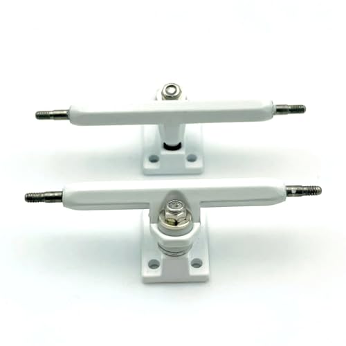 36mm Fingerboard Trucks with Hanger and Base for Finger Skateboard(White) - color: White