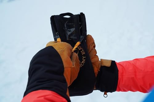 Grivel Crampon Safe Bag – Cut and Puncture Resistant Crampon Storage Case with Double Zip Opening and Ventilated Mesh Panel – Small or Large