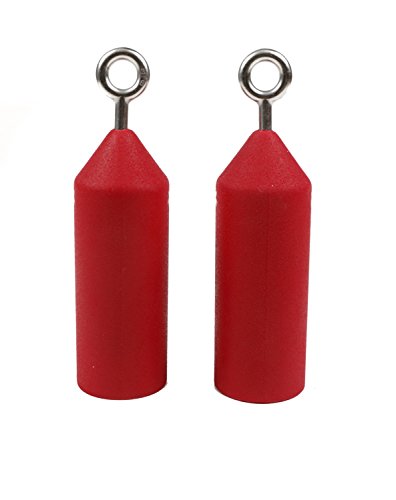 Atomik Rock Climbing Holds 2.75 inch Pipes Set of 2 in Red for Grip and Strength Training As Seen on American Ninja Warrior