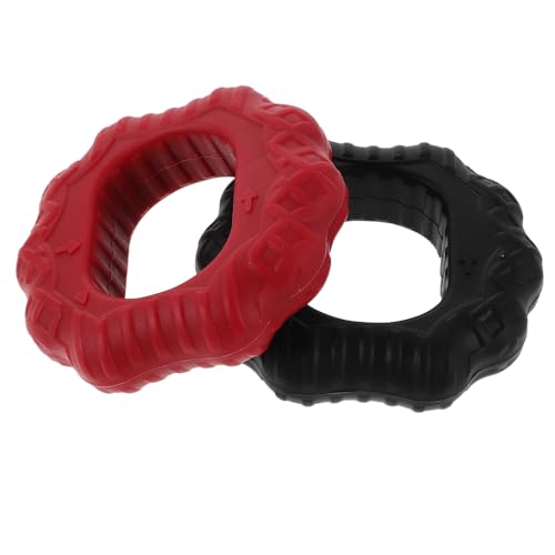 2pcs Silicone Grip Strength Trainer Set with 30lb 60lb Resistance for Hand, Finger, and Wrist Muscle Strengthening, Forearm Workout Device for Rock Climbing and Fitness Training