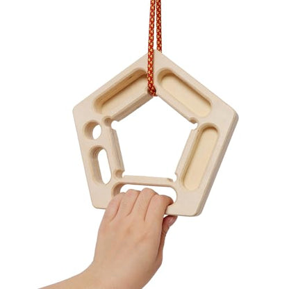 Climbing Hangboard Rock Climbing Training,Rock Climbing Fingerboard, Wooden Climbing Board Trainer for Strengthen Fingers and Grip - style: Style03