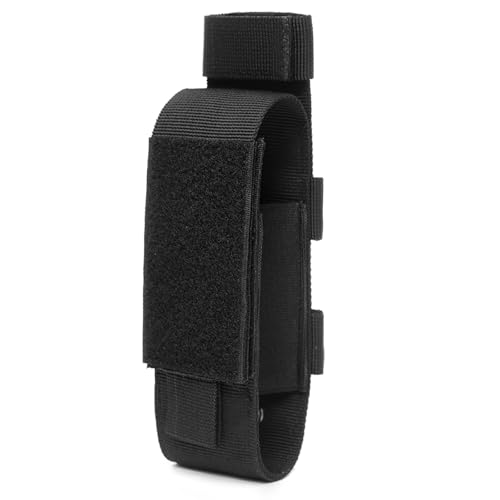 TRIWONDER Tactical Phone Pouch Molle, Smartphone Holster Bag EDC Utility Cellphone Lock Card Holder Organizer Fit for Waist Belt Case - color: 13 Black