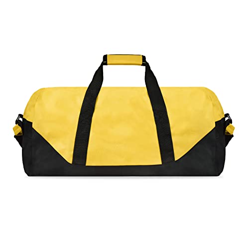 21" Large Duffle Bag with Adjustable Strap - color: Gold