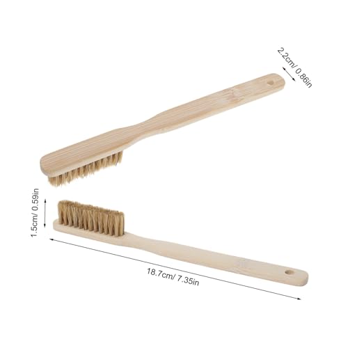 KICHOUSE Rock Climbing Brush with Long Handle, Firm Boar Bristle Bouldering Chalk Brush for Indoor and Outdoor Chalk Removal, Sturdy Climbing Hold Cleaner for Boulder Climbers and Outdoor