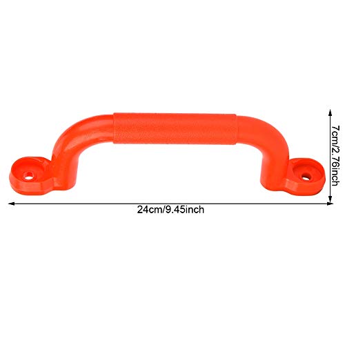 VGEBY1 Climbing Frame Handles, Plastic Kids Children Playground Safety Non-Slip Handle Swing Toy Accessories - color: Red