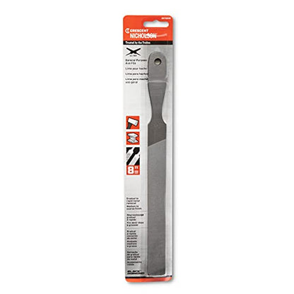 Nicholson 8" Rectangular Double/Single Cut Axe File - 06706NN, Multi, One Size