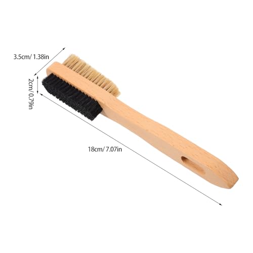 KESYOO Medium Size Climbing Boulder Cleaning Brush with Natural Boar Firm Bristles, Ergonomic Handle and Portable Design for Outdoor Climbing Tools