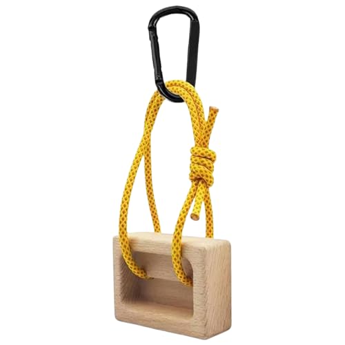 Multipurpose Wood Fingerboard for Indoor Climbing Practice and Strength Development with Comfortable Natural Finish Indoor Fingerboard for Climbing - color: 1 Set