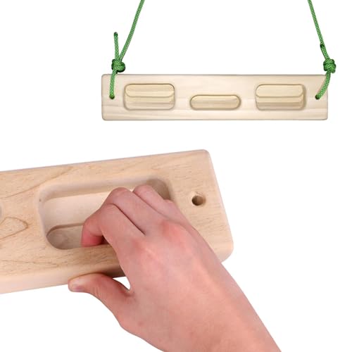 Climbing Hangboard 40cmx3cm Wooden Hang Board for Athletes Beginners Wall