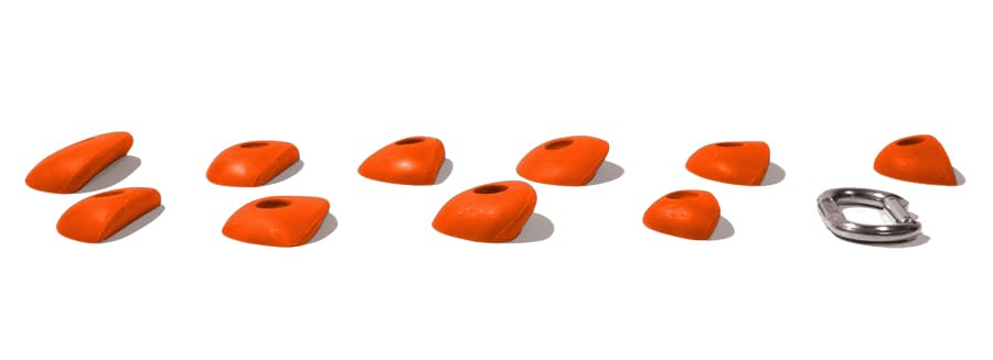 Nicros Diff-Tex Crimps, Orange, 3 lbs