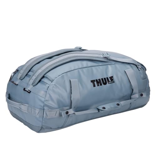 Thule Chasm Duffel bag, Weather-resistant materials, Easy packing, Converts to backpack, Internal pockets, Travel-ready - color: POND GRAY, size: 70L