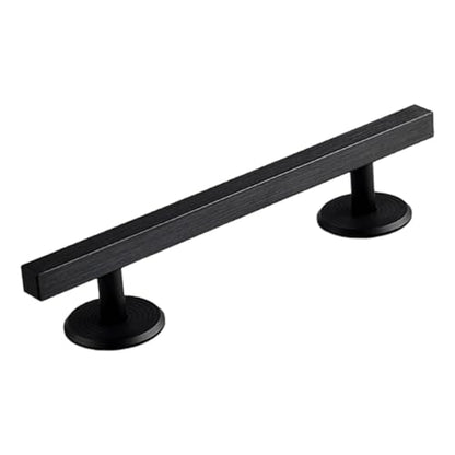 Simhoa Professional Fingerboard Rail, 20cm Skateboard Obstacle Rod with Stable Base, Mini Fingerboard Deck Fingerboard Ramp, Party Favor, Skatepark Accessory for Fingerboard Players, Square Black - color: 20cm Square Black