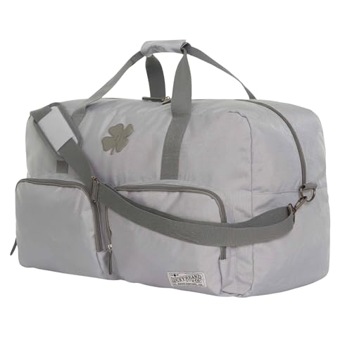 Lucky Travel Duffel Bags 65L, Gym Bag, Travel Bag & Large Duffle Bag for Men, Foldable Overnight Weekender Bags for Women & Men with Adjustable Shoulder Strap, - color: Light Gray, size: 65L
