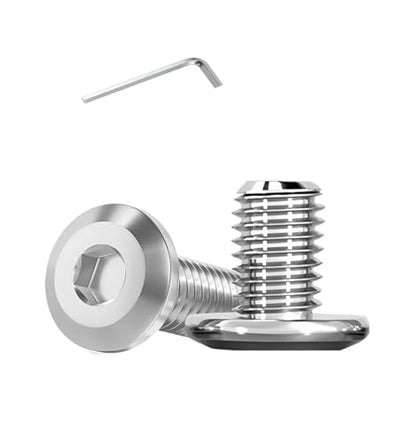 Metuja 1/4-20x3/8 Flat Head Hex Socket Cap Screws Bolts,304 Stainless Steel Fully Threaded Machine Screws with Hex Key (20PCS) Corrosion-Resistant for Furniture/Machinery - size: 1/4-20 x 3/8"