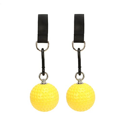 Pull Up Ball Grip, Climbing Pull Up Power Ball Hold Grips, Climbing Ball Handles with Straps for Bouldering Strength Training Fitness