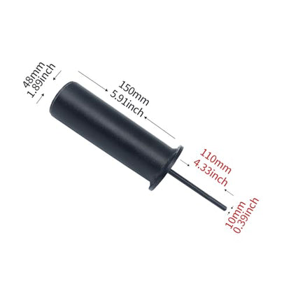Weight Stack Pin with Spring Clip Collar Weight Stack Extender Pin for Cable Machines and Functional Trainers Commercial Home Gym Accessories (Dia:10mm Length: 110mm) - size: Dia:10mm Length: 110mm
