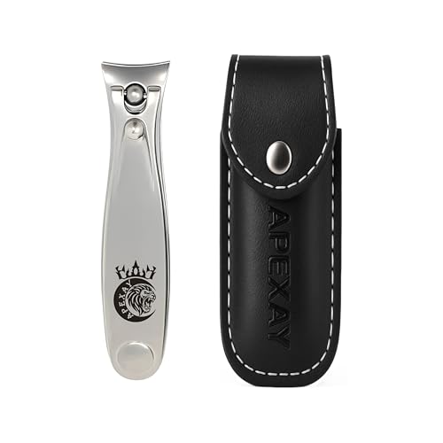 Made in Solingen, Germany - APEXAY Premium Professional Nail Clipper for Men & Women, Ultra Sharp Heavy Duty Surgical Stainless Steel, Maximum Durability (Big) - size: Big