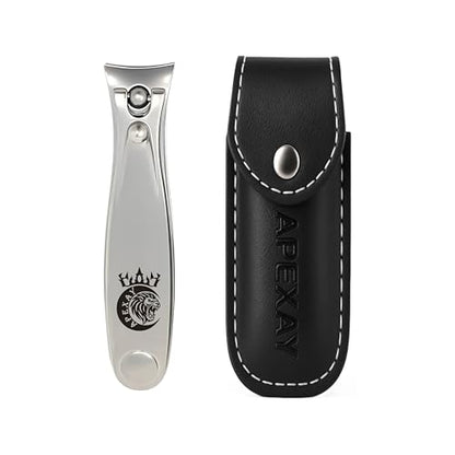 Made in Solingen, Germany - APEXAY Premium Professional Nail Clipper for Men & Women, Ultra Sharp Heavy Duty Surgical Stainless Steel, Maximum Durability (Small) - size: Small