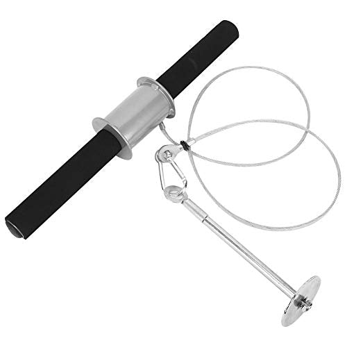 Forearm Wrist Roller Trainer | Metal Construction with Foam Handle | Strength Training Equipment for Athletes/Gym/Home Workout | Customizable Tension & Sturdy Design
